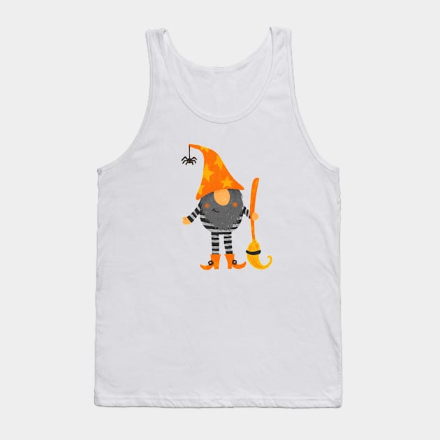 Halloween Gnomes Tank Top by Alexandra Franzese